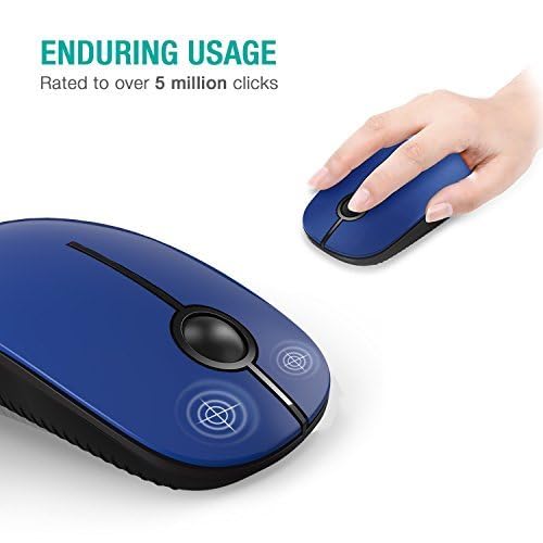 VssoPlor Wireless Mouse - Black & Gold