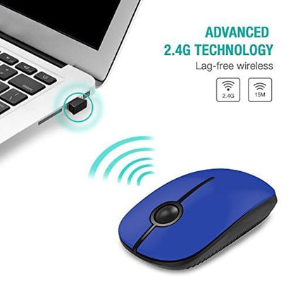 VssoPlor Wireless Mouse - Black & Gold