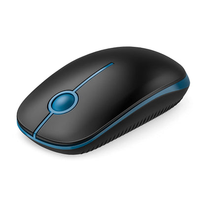 VssoPlor Wireless Mouse - Black & Gold