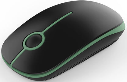 VssoPlor Wireless Mouse - Black & Gold