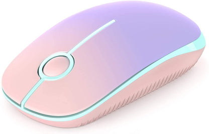 VssoPlor Wireless Mouse - Black & Gold