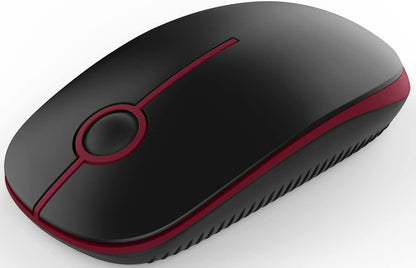 VssoPlor Wireless Mouse - Black & Gold