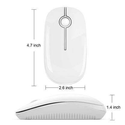 VssoPlor Wireless Mouse - Black & Gold