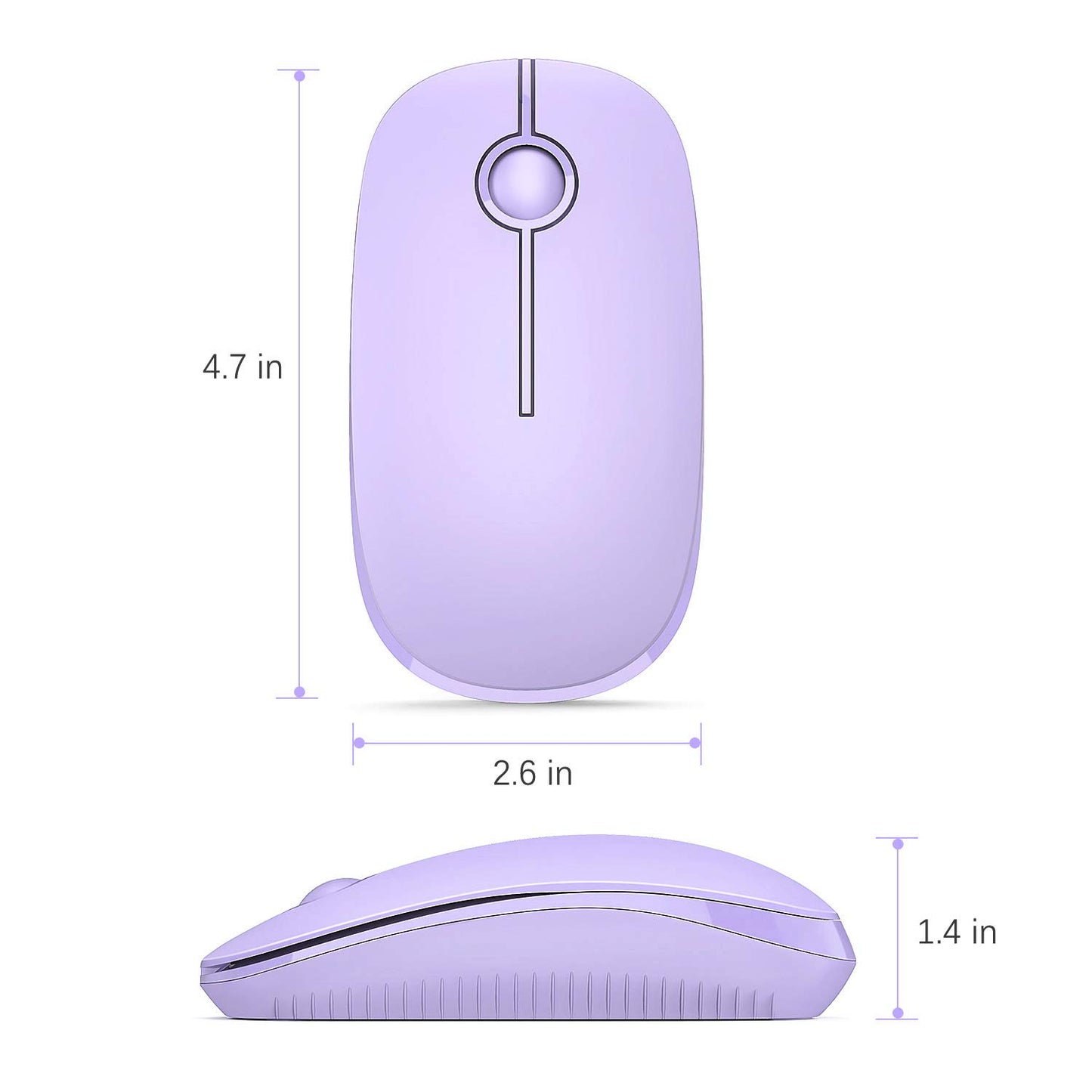 VssoPlor Wireless Mouse - Black & Gold