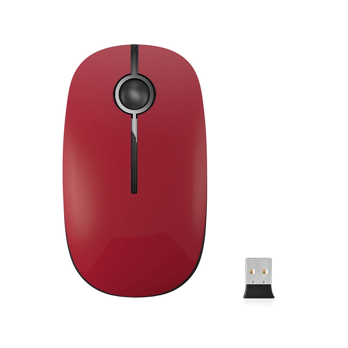 VssoPlor Wireless Mouse - Black & Gold
