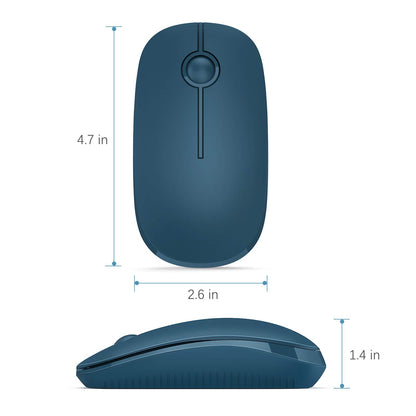 VssoPlor Wireless Mouse - Black & Gold