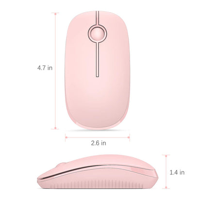 VssoPlor Wireless Mouse - Black & Gold