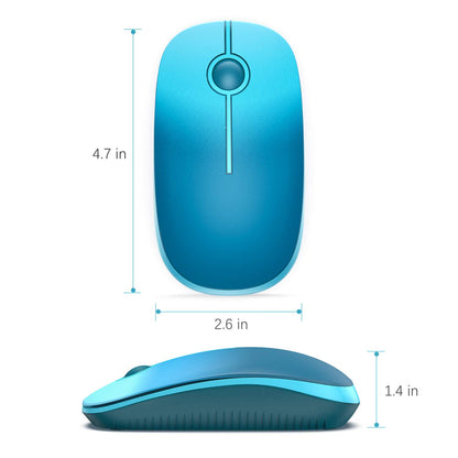 VssoPlor Wireless Mouse - Black & Gold